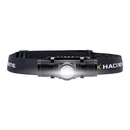 Vue de face de la lampe frontale Photoris 750 avec 750 lumens