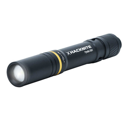 Vue de face de la lampe torche Pyralis 50H, avec 50 lumens.